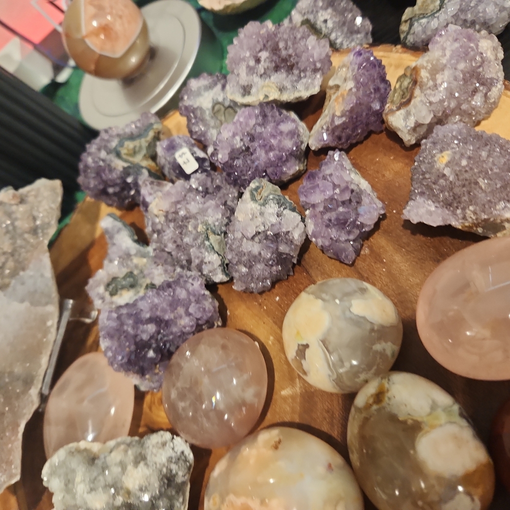 Amethyst and Agate Crystals